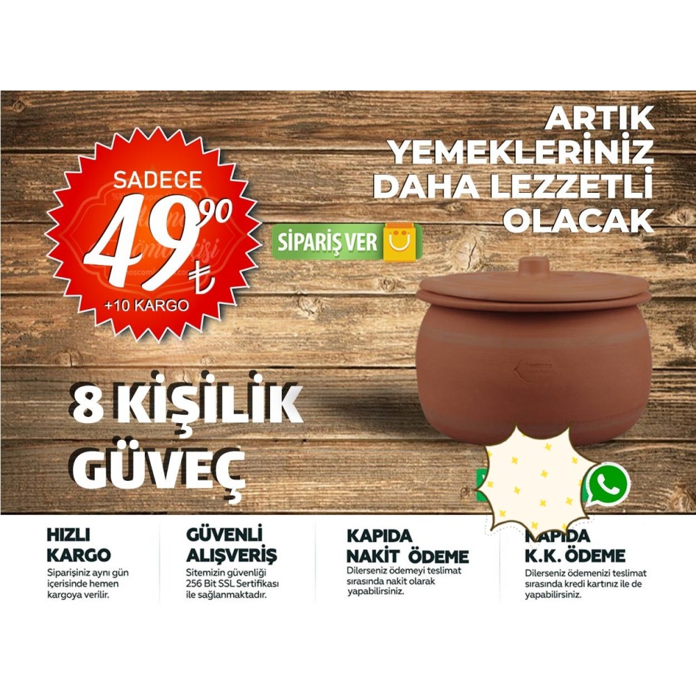 8 KİŞLİK GÜVEÇ