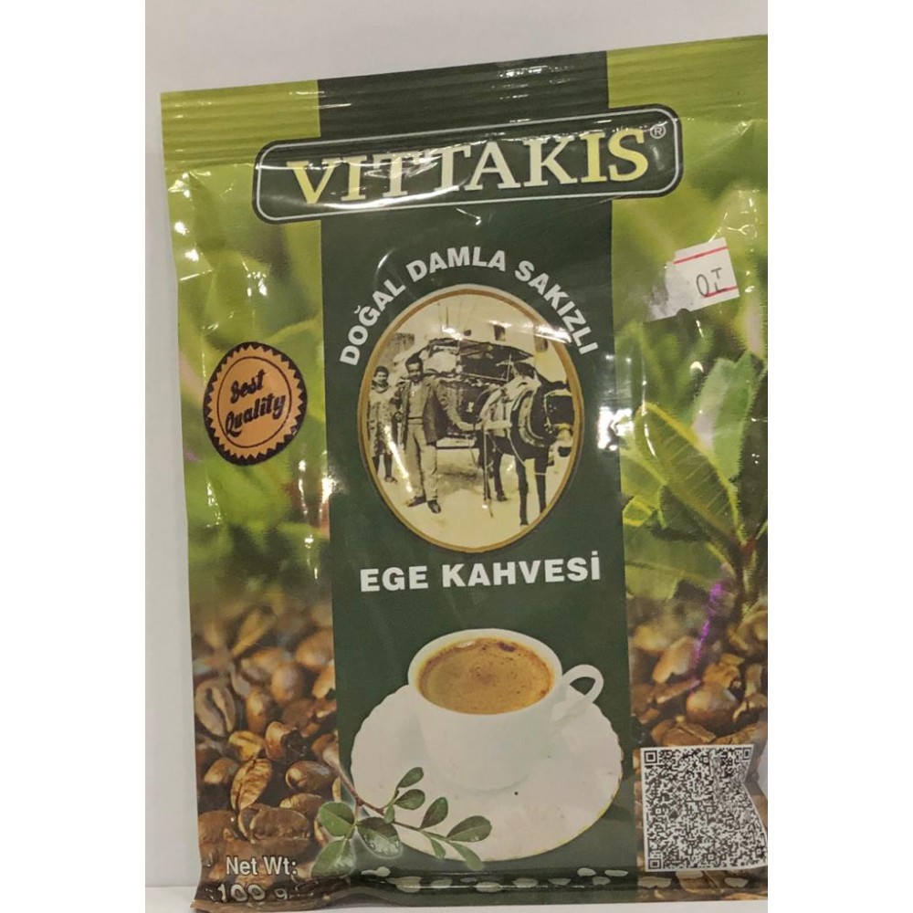 EGE KAHVESİ DOĞAL DAMLA SAKIZLI