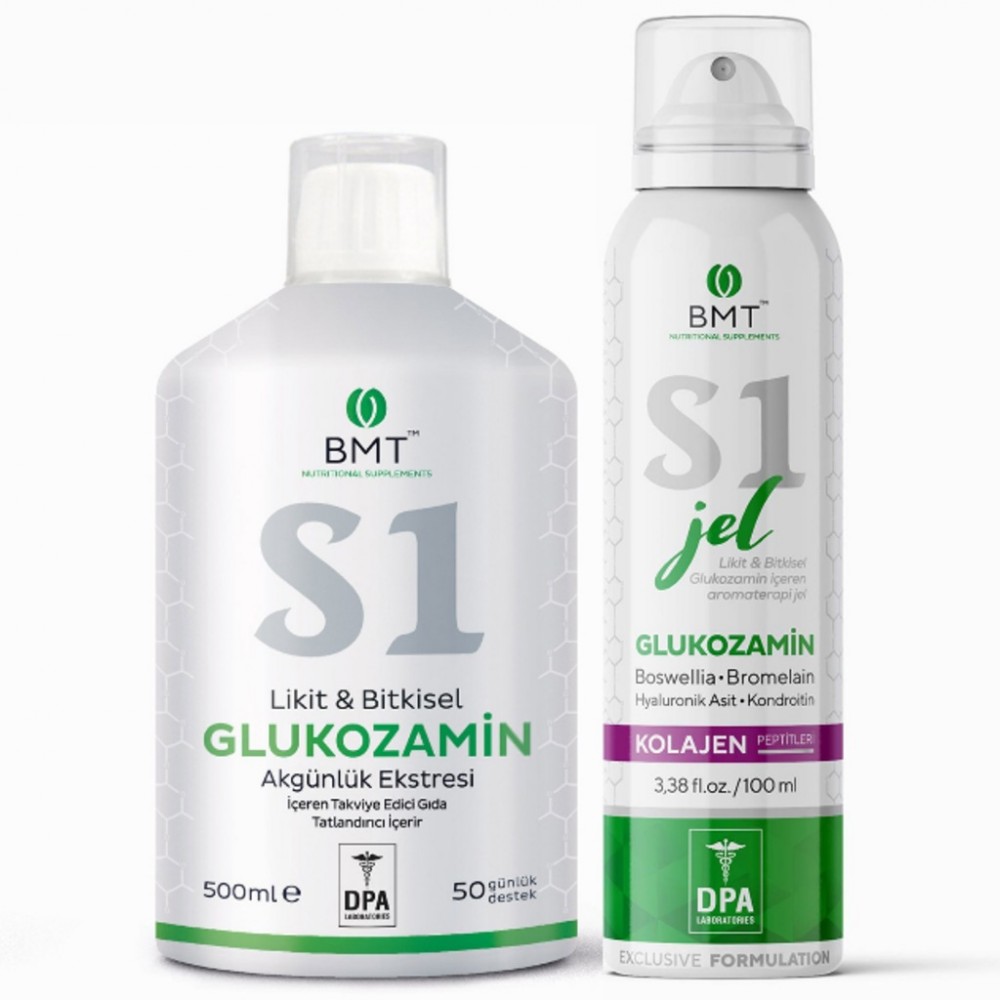 BİOMET S1 GLİKOZAMİN 2’Lİ SET LİKİT VE JEL