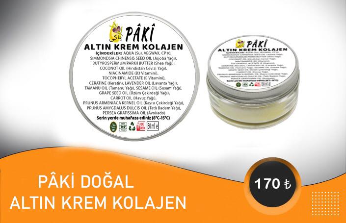 PÂKİ DOĞAL ALTIN KREM