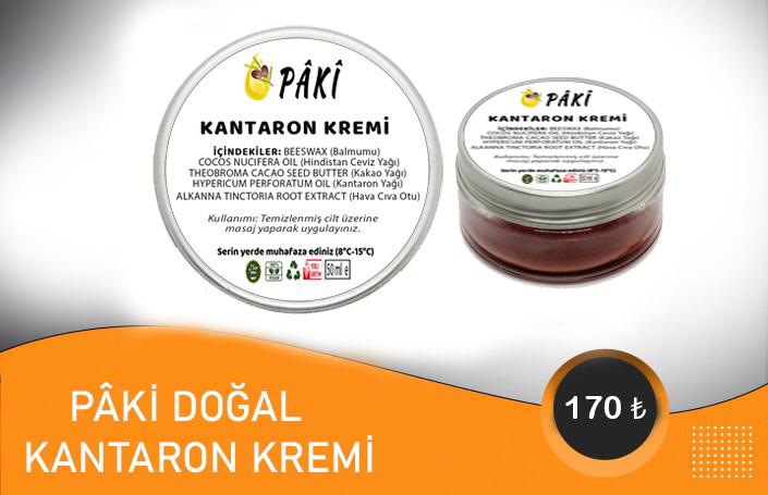 PÂKİ DOĞAL KANTARON KREMİ