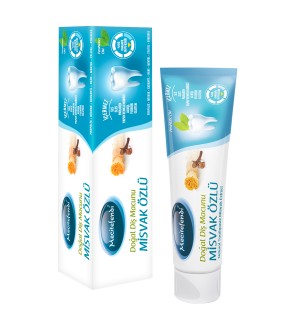 MECİTEFENDİ MİSVAK ÖZLÜ DOĞAL DİŞ MACUNU 75 ML