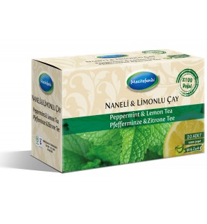 NANE & LİMONLU ÇAY (İPLİ&ZARFLI SÜZEN POŞET 20'Lİ)
