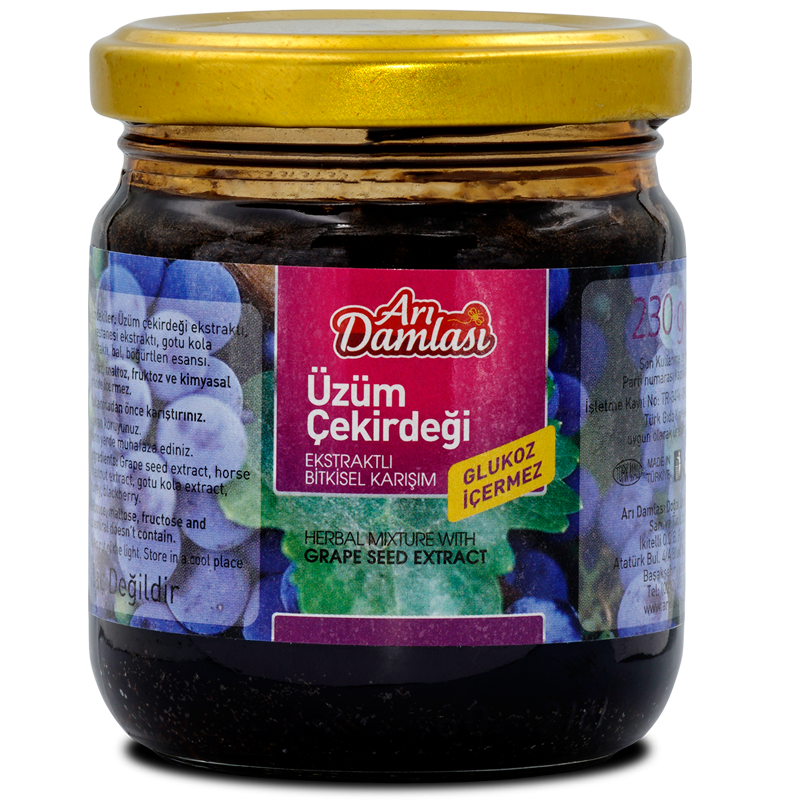 ÜZÜM ÇEKİRDEĞİ EKSTRAKTLI 230gr